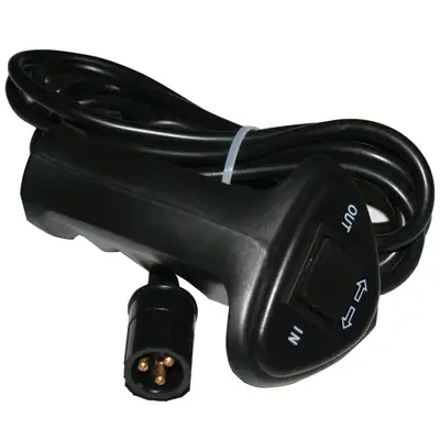 Bulldog Winch Winch Controller Hand Control Truck W/3 Prong Push In Plug Bulldog Winch