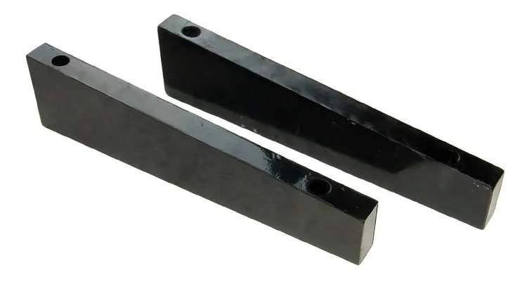 Convertible Brace Spacer 13.5 in L 1 in W Height A - 3 1/8 in Height B - 2 in Hardware Incl Black Steel Pypes Exhaust product image
