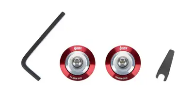 Simpson Safety Hans Post Anchor Kit Red FIA 8859