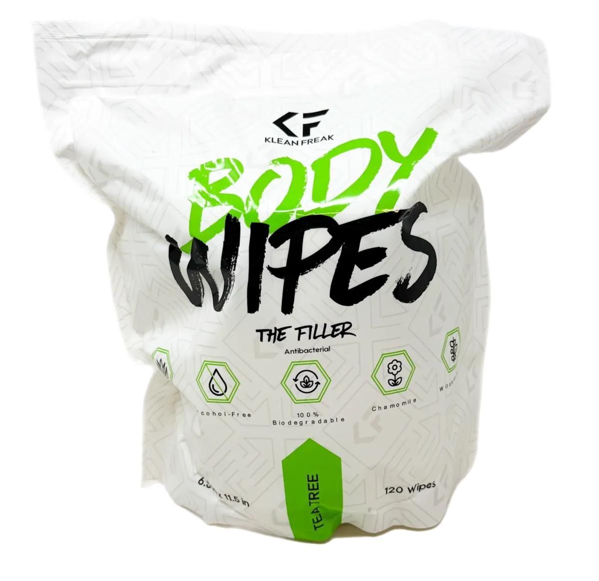 Klean Freak The Filler Antibacterial Body Wipes - Tea Tree product image