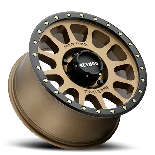 Method Race Wheels Aluminum Wheels 17x8.5 NV MR305 Bolt Pattern 6 On 135 Offset 0 Lip Size 1.3 Method Bronze BRZ Black Street Loc Method