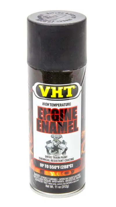 Dupli-Color High Temperature Engine Enamel; Flat Black; 11 Oz. Aerosol