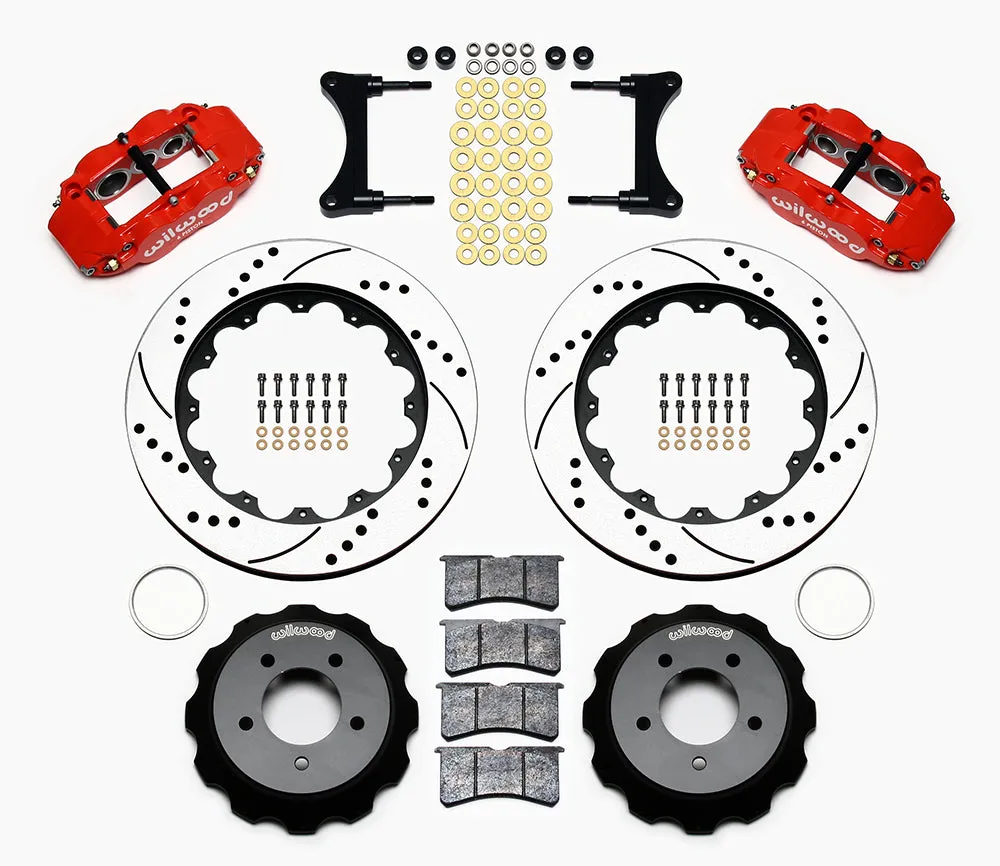 1993 - 1995 Mazda Forged Narrow Superlite 6R Big Brake Front Brake Kit (Hat) - 140-11964 product image