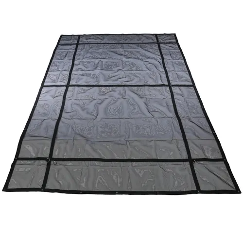 Bulldog Winch Mesh Cargo Net 8x12ft / Perimeter Stretch Cord / 6pcs Cam Straps