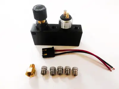 Racing Power Company Brake Proportioning Valve Adjustable Black