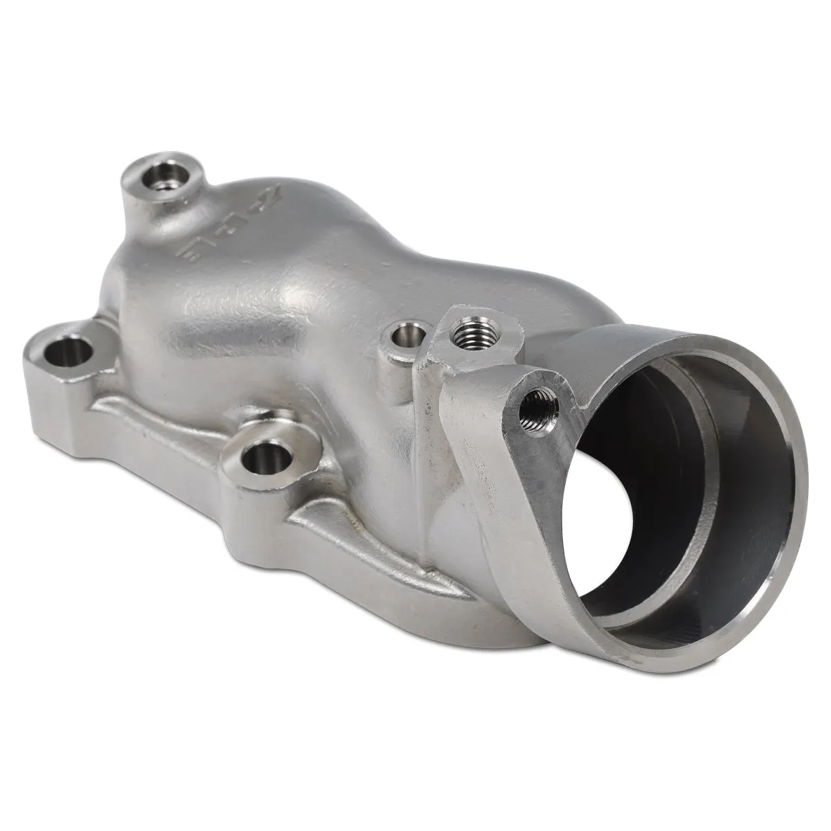 2004-2010 gm 6.6l Duramax Thermostat Housing Cover Lly Lbz Lmm - Polished product image