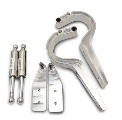 Eddie Motorsports Billet Trunk Hinges Machined