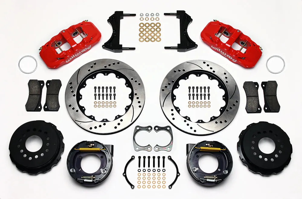 Wilwood AERO4 Rear P-Brake Kit 14.00in Big Ford 2.50in Offset product image