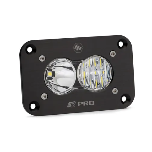 LED Work Light Flush Mount Clear Lens Driving Combo Pattern S2 Pro Baja Designs product image
