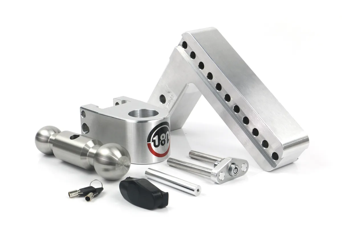 Turnover Ball 8in Drop Hitch w/ 2.5in Shank 8k/14.5k Gtwr W/Dual Pin Lock product image