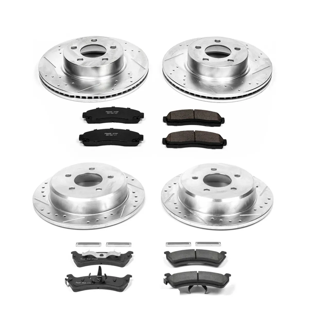 Z23 Evolution Sport Upgrade Kit: Drilled/Slotted Rotors; Carbon-Fiber Ceramic Pads W/Hardware product image