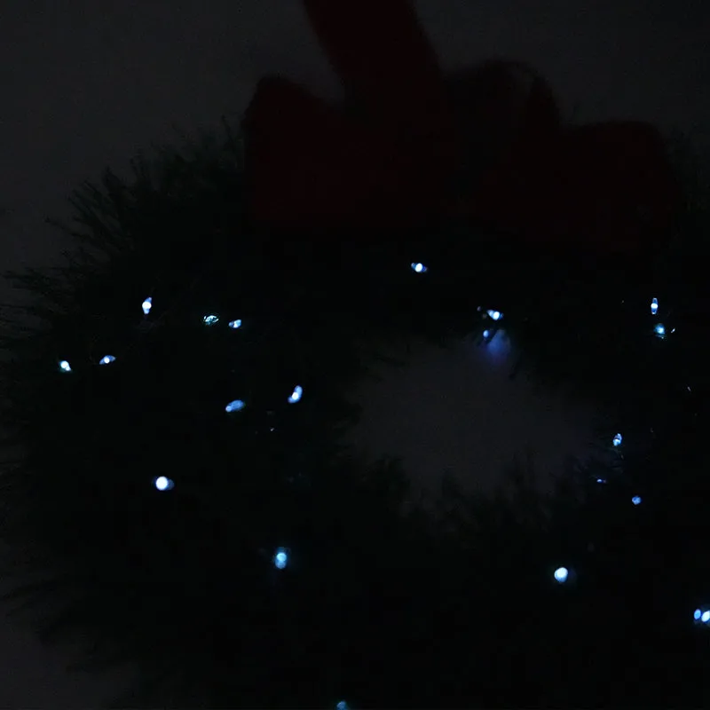 12-inch Christmas Wreath with LED Lights product image
