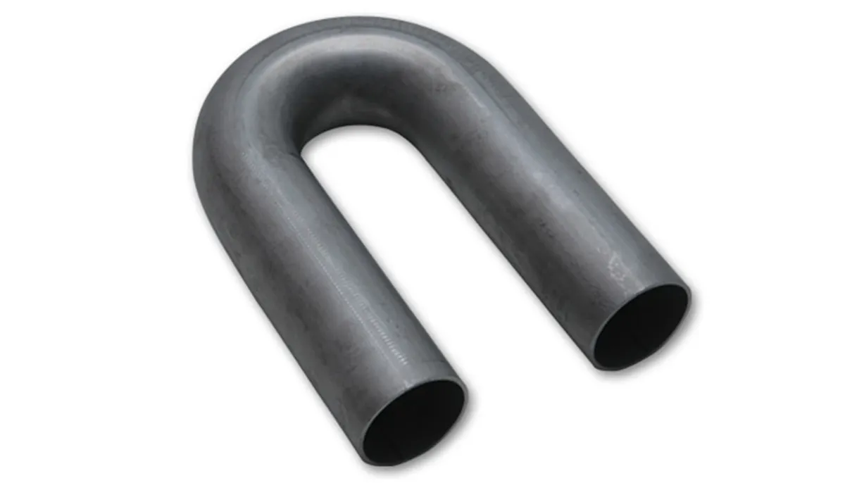 180 Degree Stainless Steel Bend; 1.375 in. OD; 2.375 in. Centerline Radius; 4 in. Leg Length From Tangent; 304 Stainless Steel; product image