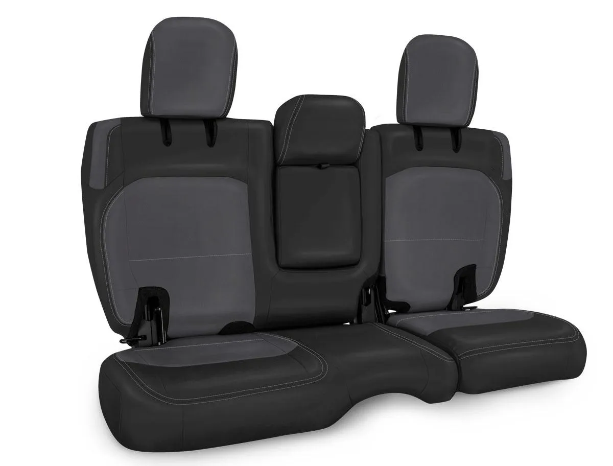 Rear Bench Cover for Jeep Wrangler JLU 4 door with Armrest Black and Gray PRP Seats product image