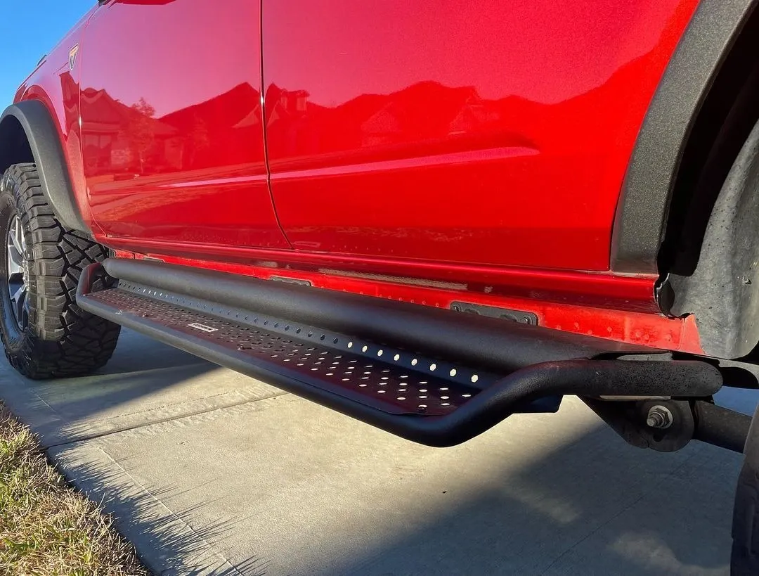 Go Rhino D14129T - Dominator Xtreme D1 Side Steps with Rocker Panel Mounting Bracket Kit - Textured Black product image