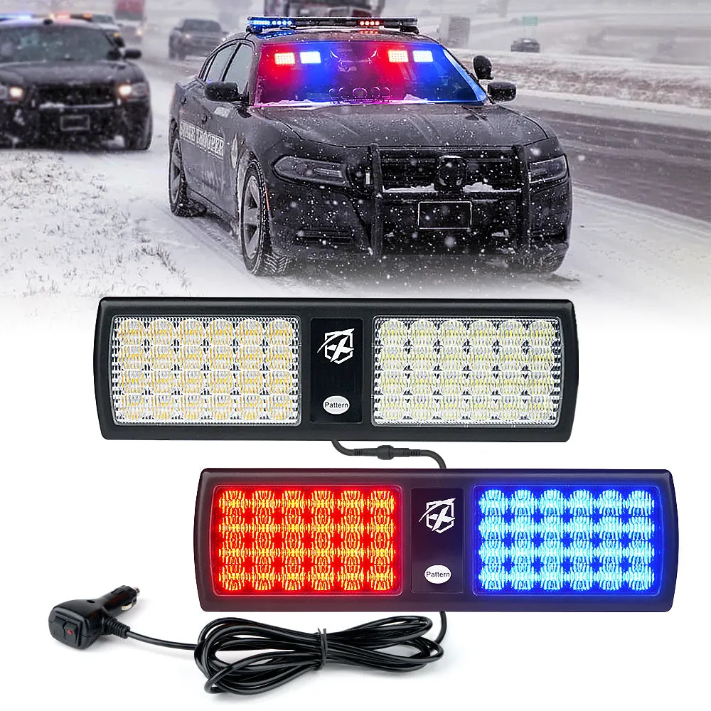 Dual Windshield Sun Visor Strobe Lights | Agent Series product image