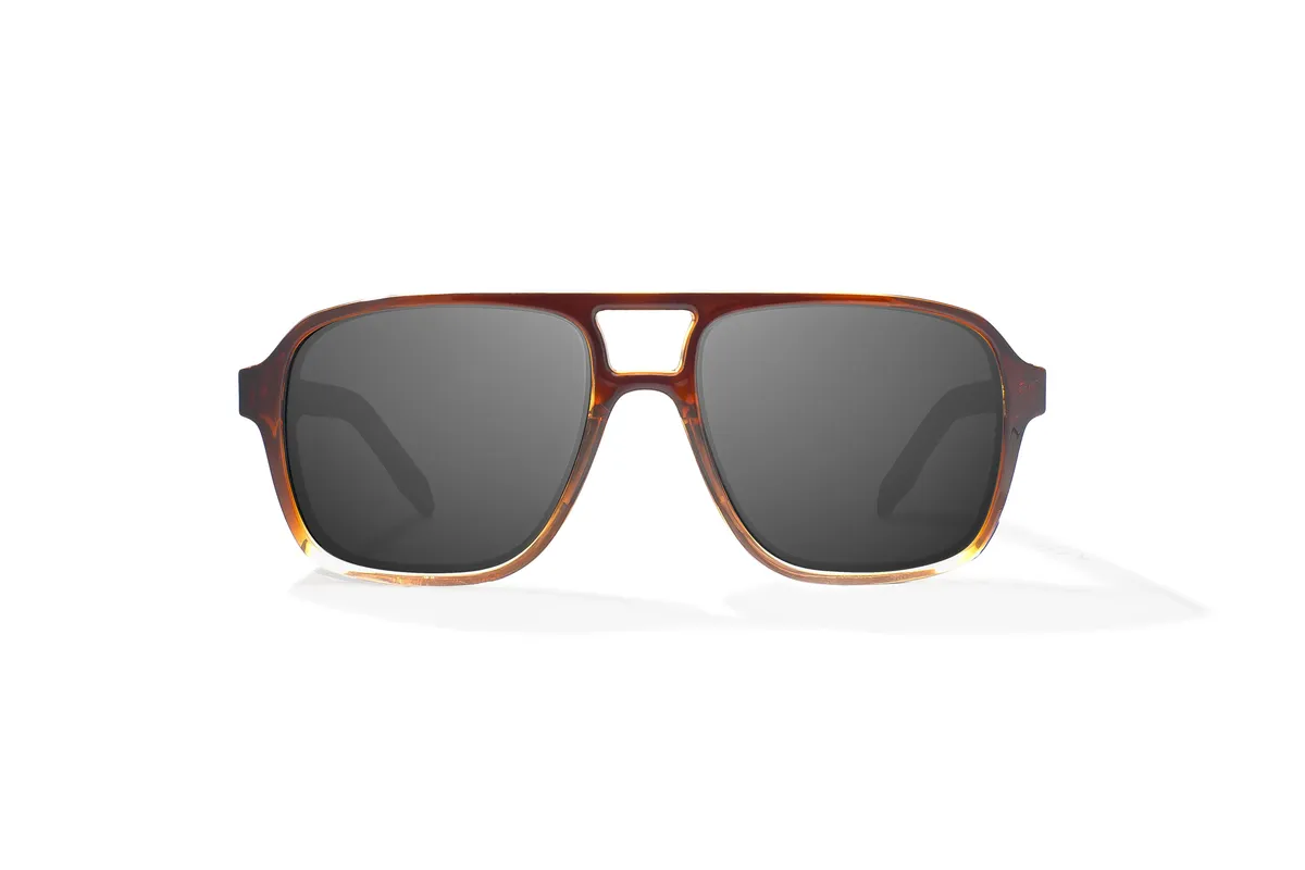 12 South Gray pc Whiskey Fade Gloss Sunglasses product image