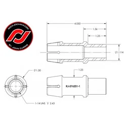 RockJock RockNut; Nut And Bung; 1 in. RH Thread; w/Rocknut; product image