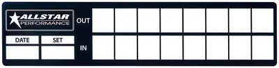 Allstar Performance Tire Log Decals 40pk