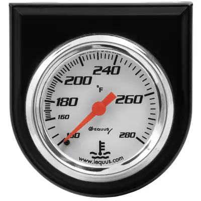 Equus 2 in. White Water Temperature Gauge Kit
