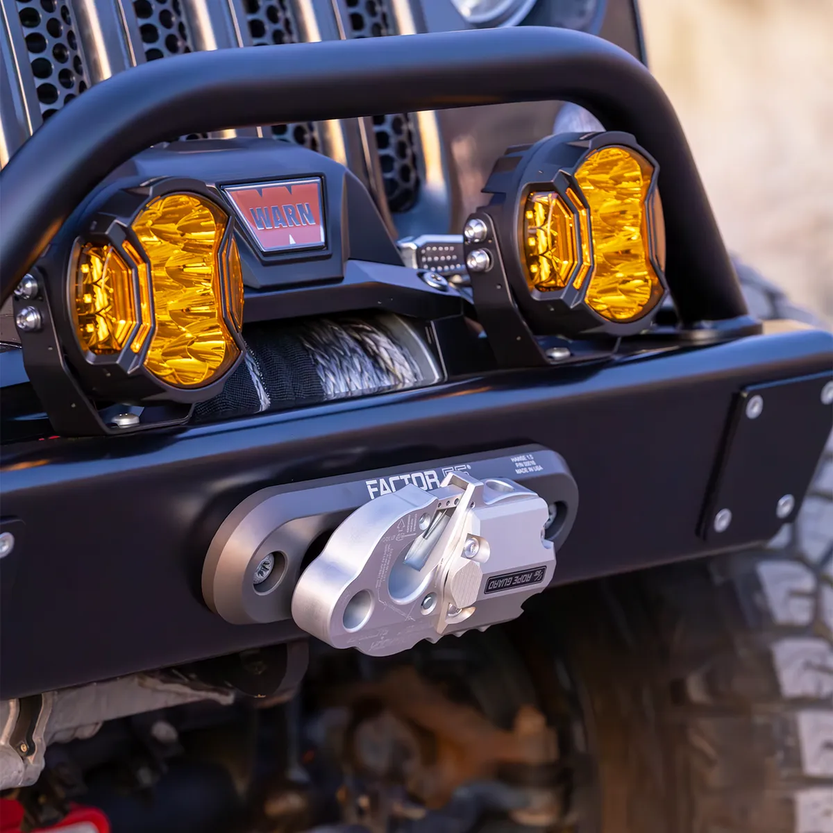 0718 Wrangler Legacy Front Bumper With Hoop Raw product image