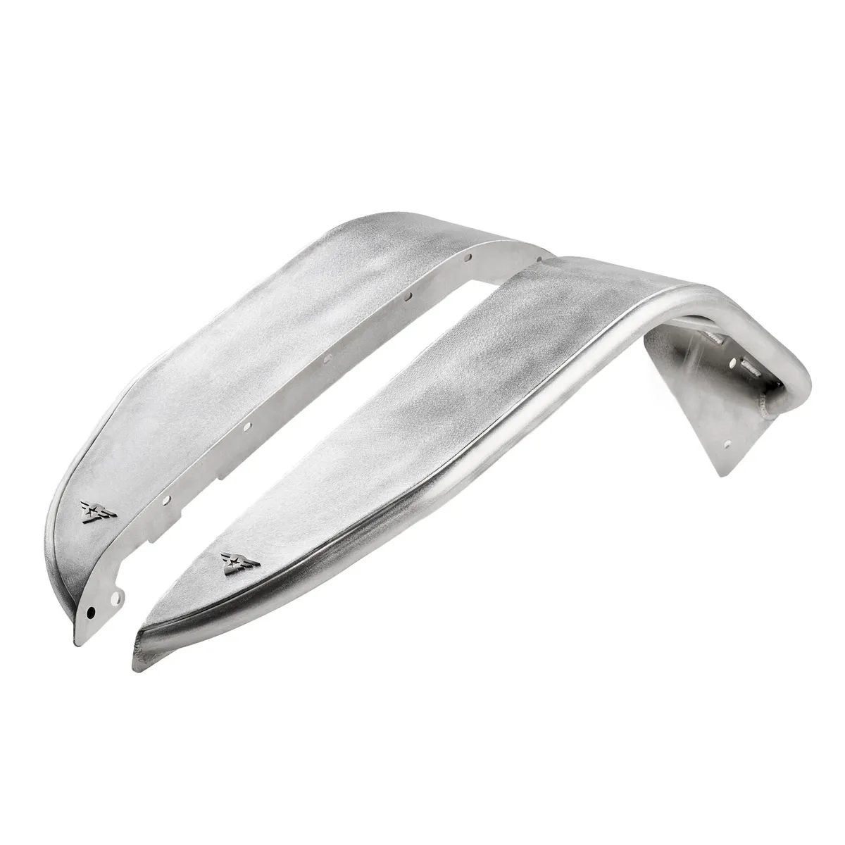 Combat Off Road Jeep JL/JLU Full Assault Raw Aluminum Fender Kit - Front 25-1176 product image