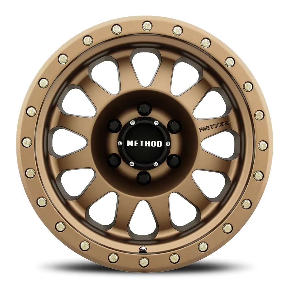 Aluminum Wheels 17x8.5 Double Standard MR304 Bolt Pattern 6 On 139.7 Offset 0 Lip Size 2.6 Method Bronze BRZ Method product image