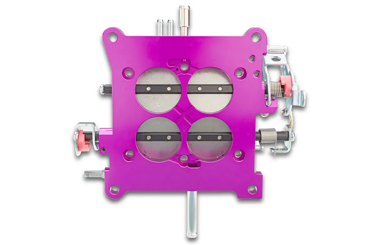 Carburetor Throttle Base Plate 4150 Model 650/700/750/800 CFM Mech. Sec. Carb Billet Aluminum Proform product image