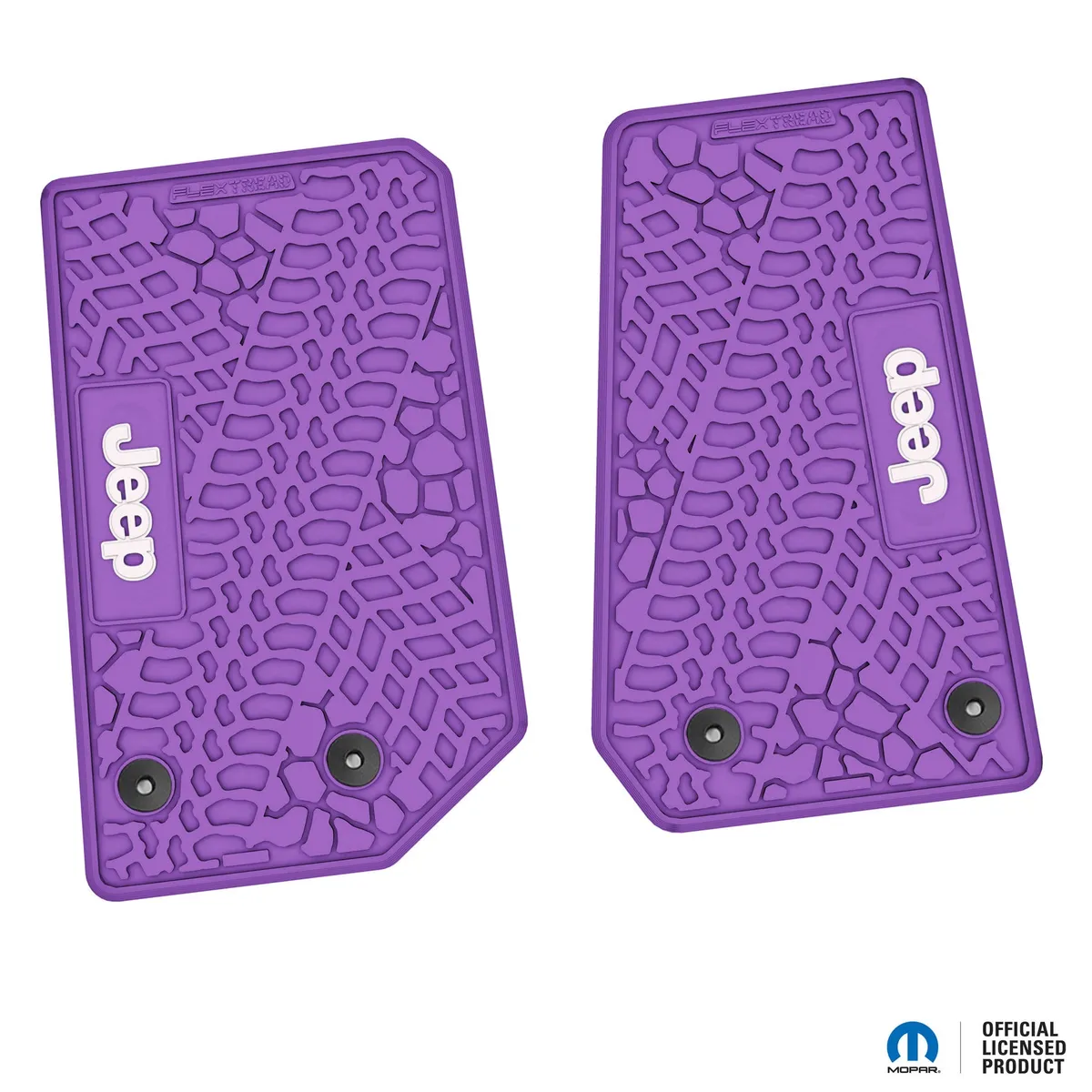 14-18 Jeep JK 2 Dr Front -Tire Tread/Scorched Earth Scene w/ JEEP Insert - Black w/ Lime Insert product image