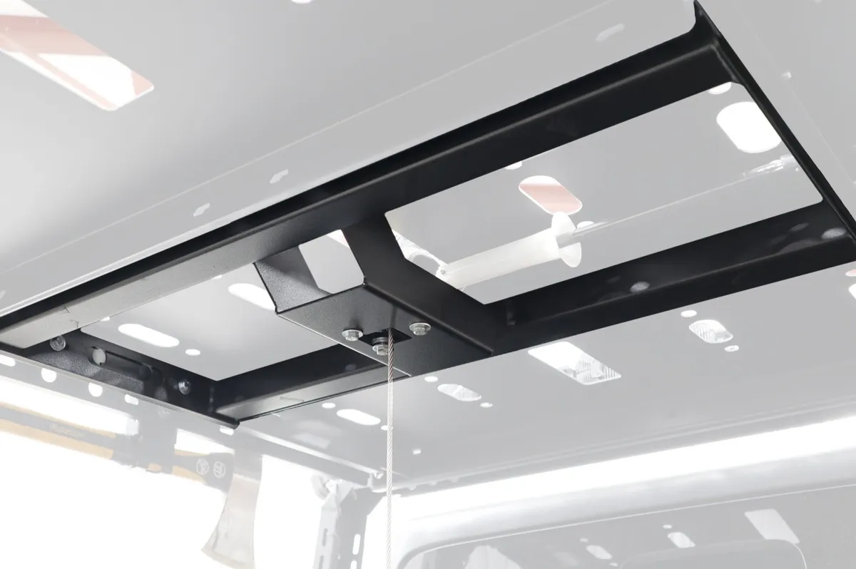 LOD Black Ops Bed Rack Tire Carrier (Black Powder Coated) product image