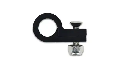 Vibrant Performance P-Clamp; 0.5625 in. Hole Size; Billet Aluminum; Black Anodized;