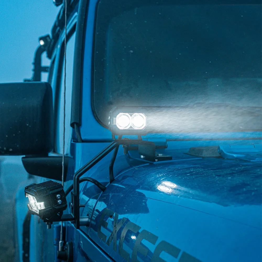 "Recon2 3"" LED Pods with Amber DRL Spot and Wide Beam" product image