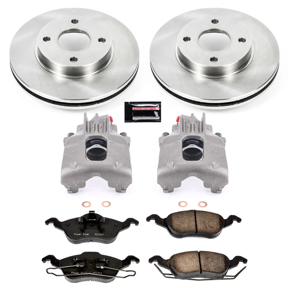 Z17 Direct Replacement Kit: Rotors; Ceramic Pads; Calipers product image