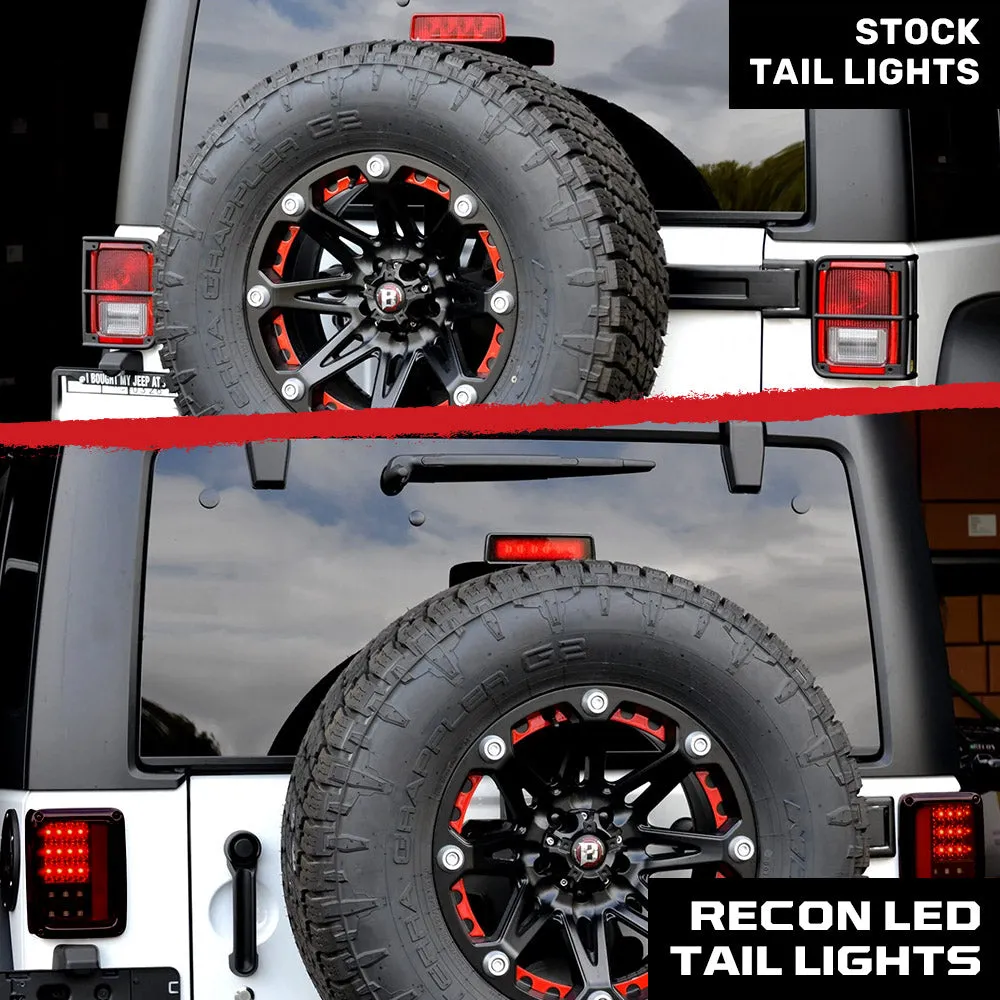 0718 JK Wrangler LED Taillightsred Lens Driver/Passenger product image