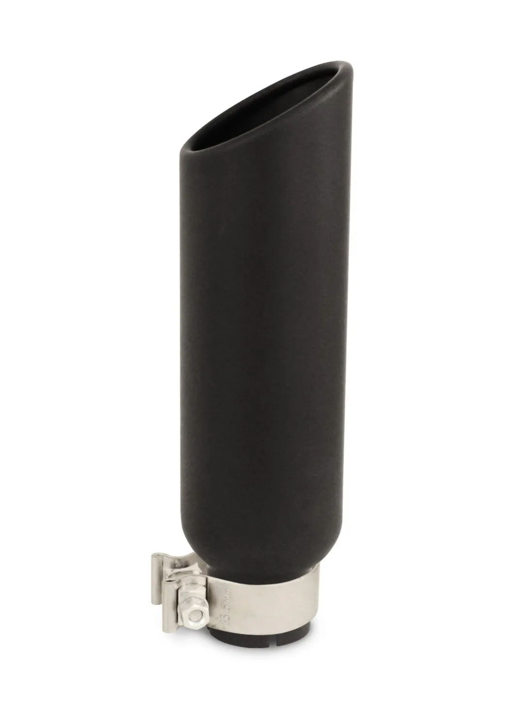 Go Rhino GRT25414B - Black Powder Coated Stainless Steel Exhaust Tip - Textured Black product image