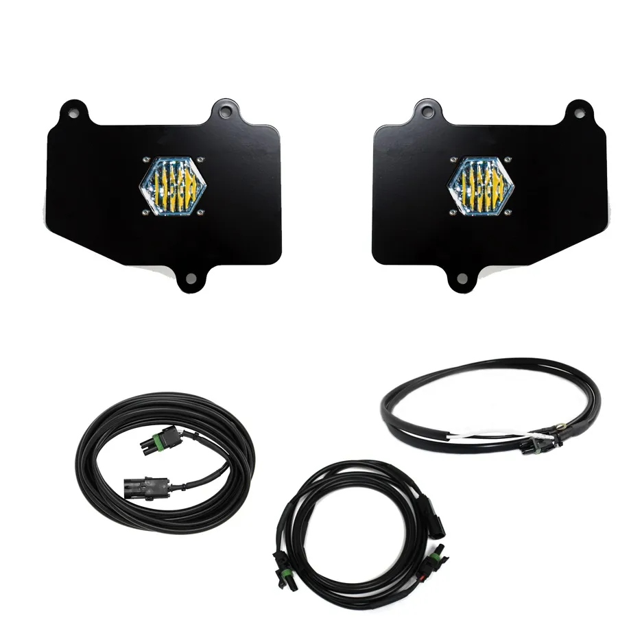 Baja Designs Jeep JT LED Light Dual S1 Reverse Kit w/Upfitter For 18-Pres Wrangler JT Baja Designs