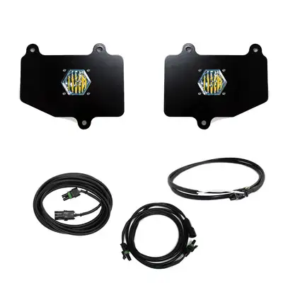 Baja Designs Jeep JT LED Light Dual S1 Reverse Kit w/Upfitter For 18-Pres Wrangler JT Baja Designs