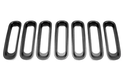 Rugged Ridge Grille Insert Set Black JK Wrangler 0716