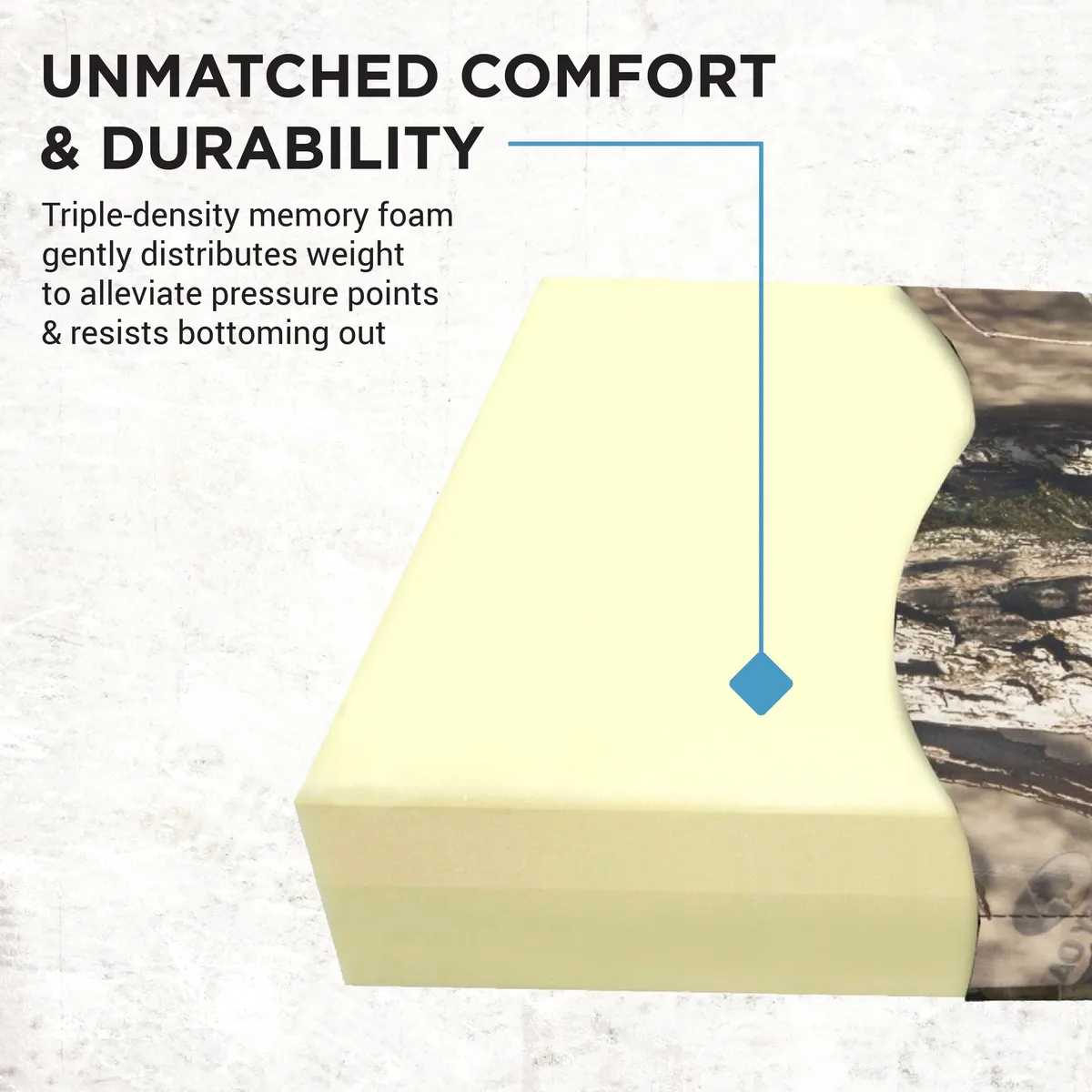 Tailmate Litecore Cushion Mossy Oak product image