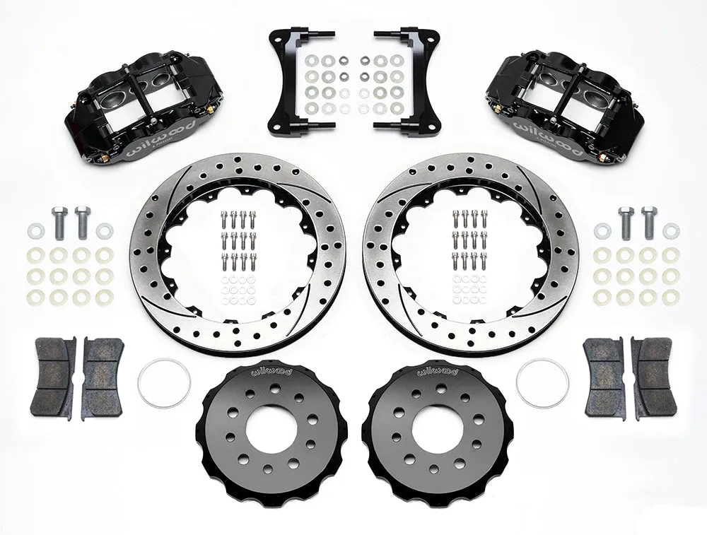 2007 - 2018 Jeep Forged Narrow Superlite 6R Big Brake Front Brake Kit (Hat) - 140-13880 product image