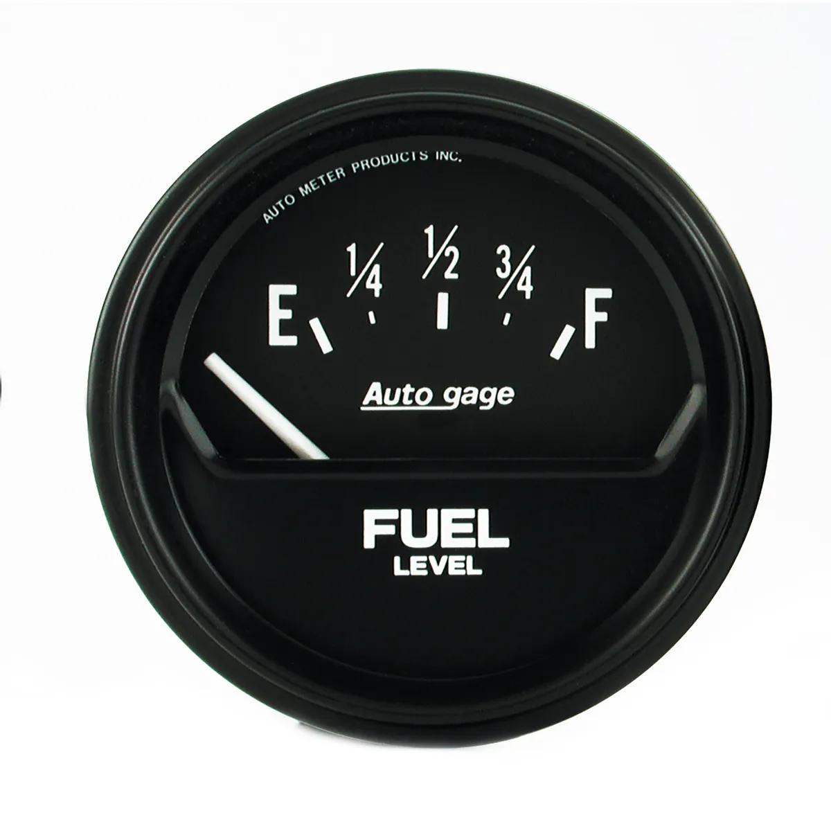 Gauge, Fuel Level, 2 5/8", 0OE to 90OF, Elec, Black, AutoGage product image