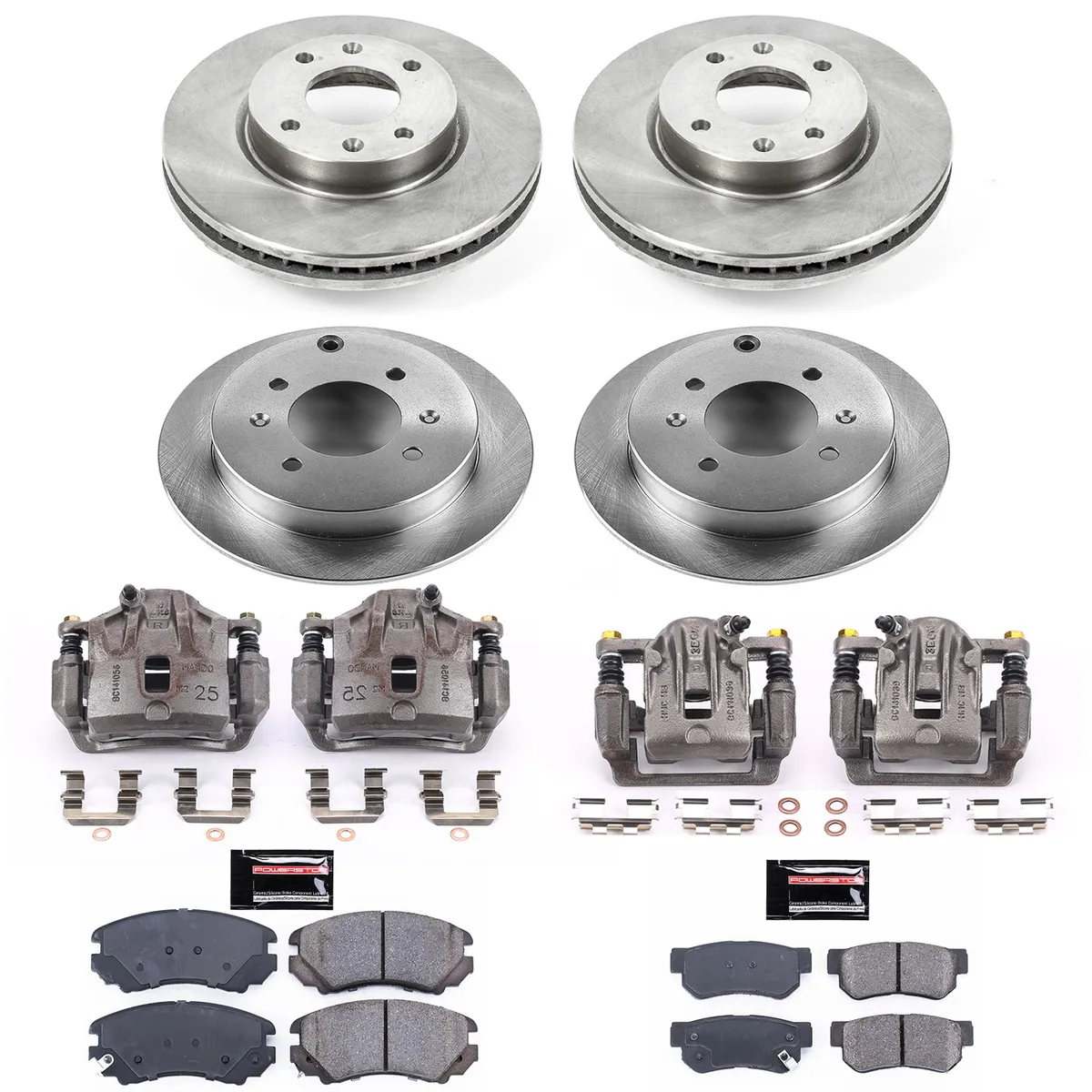 Z17 Direct Replacement Kit: Rotors; Ceramic Pads; Calipers product image