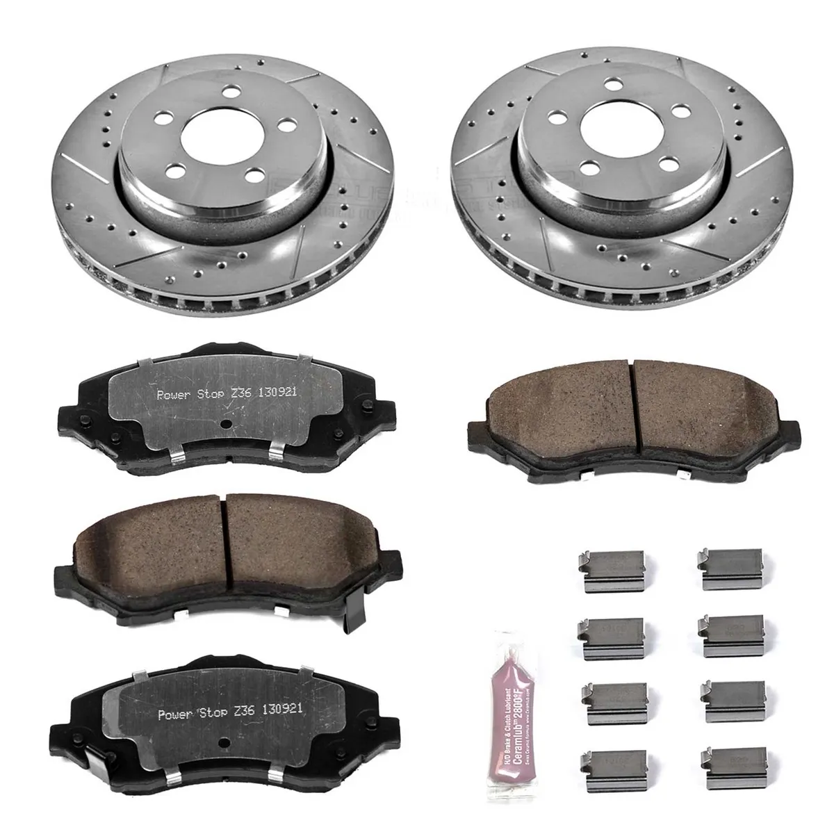Z36 Truck/Tow Upgrade Kit: Drilled/Slotted Rotors; Carbon-Fiber Ceramic Pads W/Hardware product image