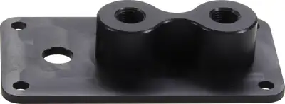 Quickcar Racing Firewall Junction 2 Threaded & 1 Thru Hole