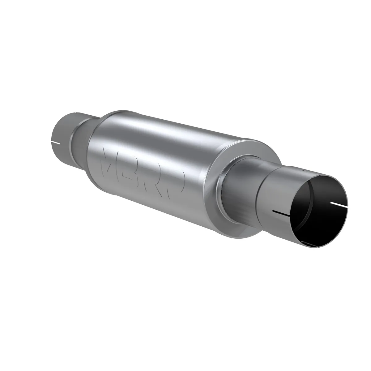 Armor Lite Muffler; 4 in. Inlet/Outlet Diameter; 6 in. x 24 in. Body; 30 in. Overall; Aluminized; 4 in. Outlet Diameter Tip; product image