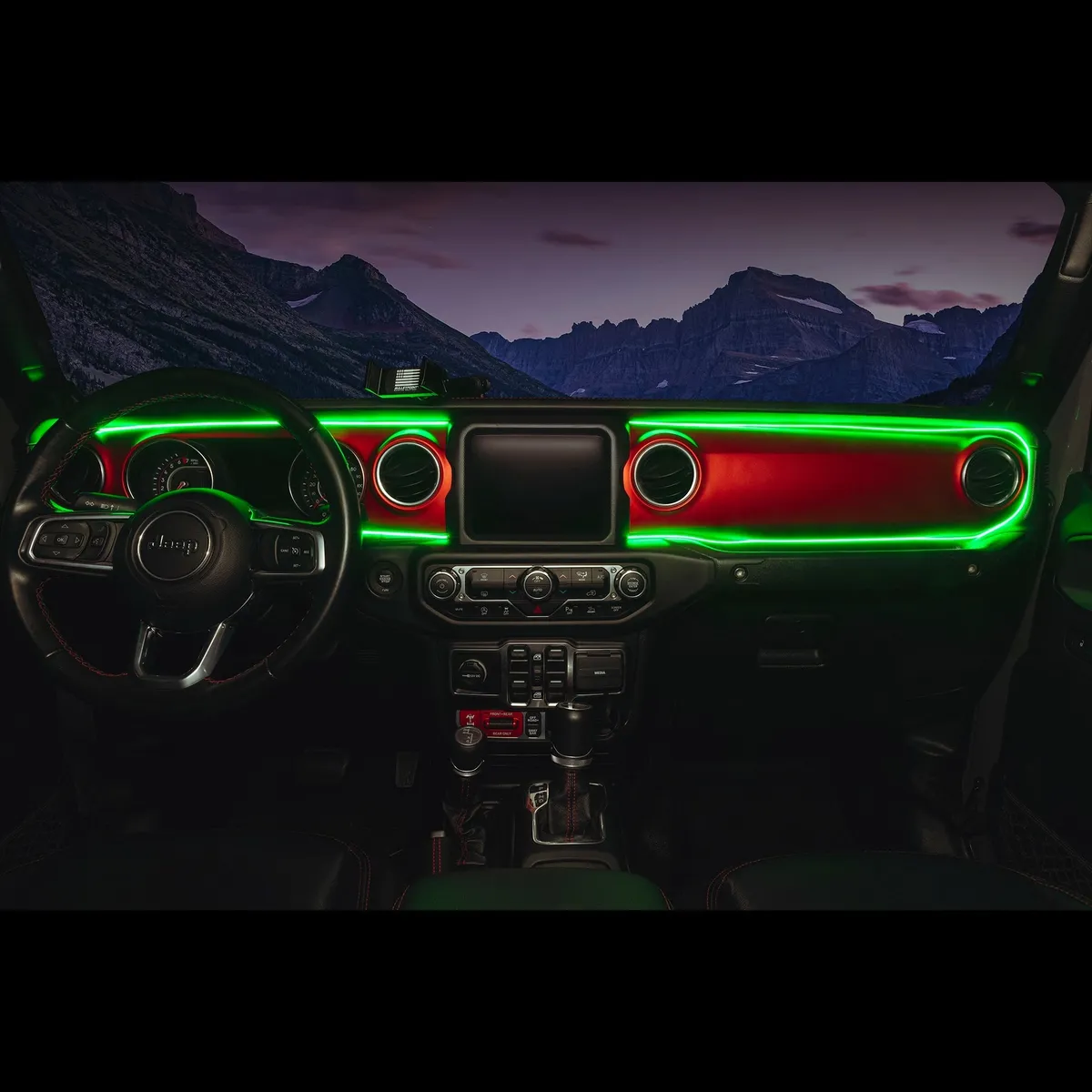 ORACLE Lighting 2018-2023 Jeep Wrangler JL/Gladiator JT Dynamic ColorSHIFT LED Interior Dash Board Kit product image