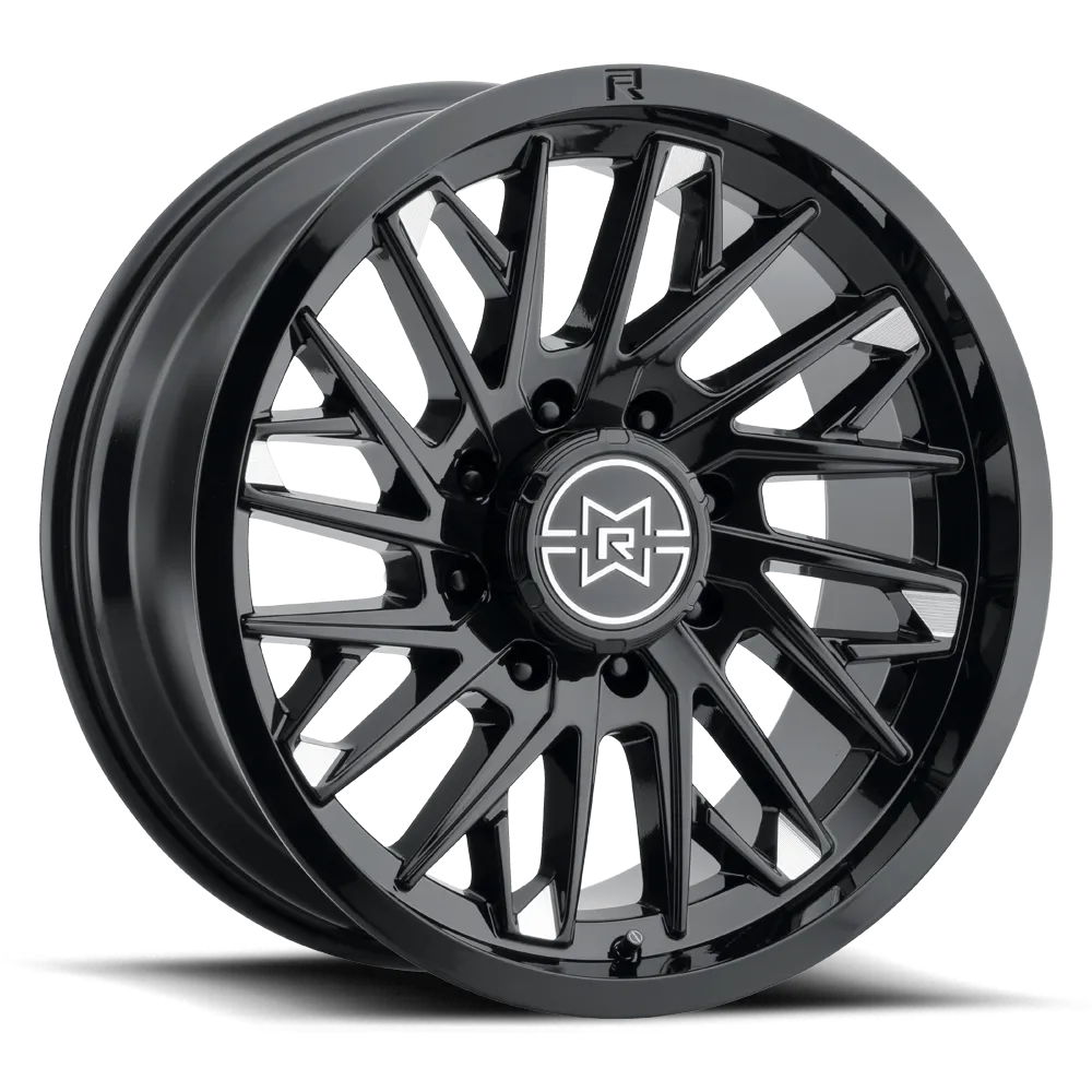 MR801 20x9 12mm Offset 6x5.5 106.25mm Centerbore Gloss Black Milled product image