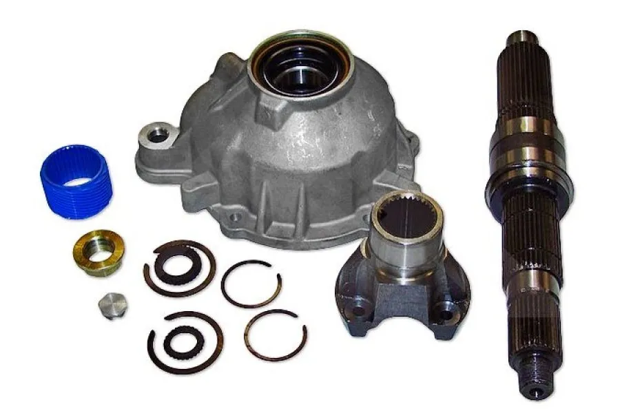 Crown Automotive Jeep Replacement 9706 TJ Wrangler/8795 YJ Wrangler/8701 XJ Cherokee/8792 MJ Comanche Slip Yoke Eliminator Kit