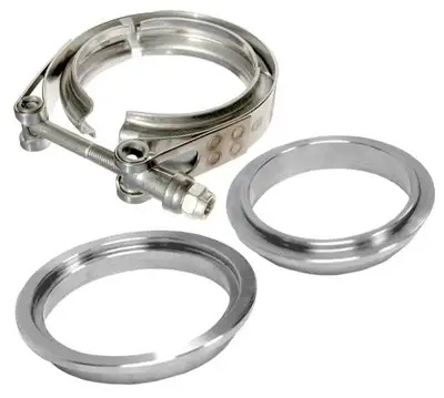 Pacific Performance Engineering 3 Inch V Band 3 Piece Set 1C 1M 1F Aluminum PPE Diesel