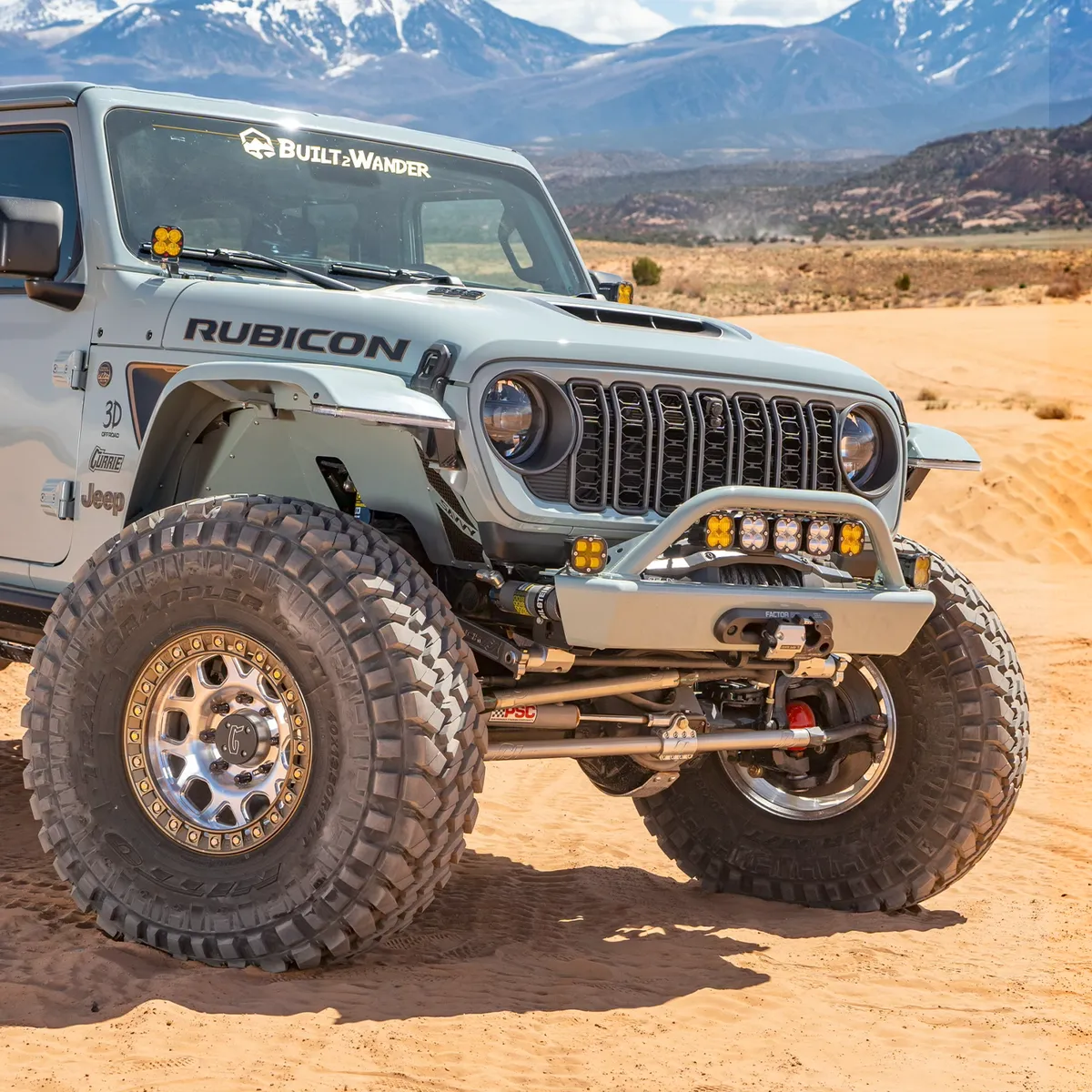 18c Wrangler Legacy Front Bumper With Hoop Raw product image